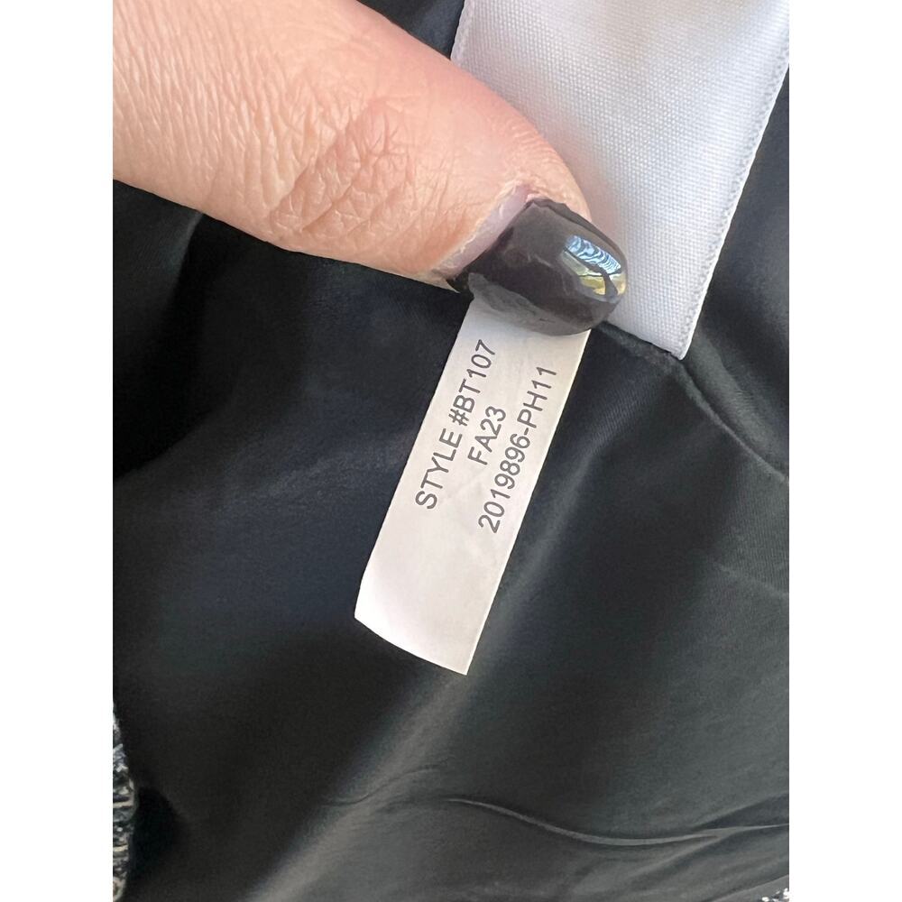 NWT J. Crew Navy and White Tweed Mini Dress - Picture 8 of 11